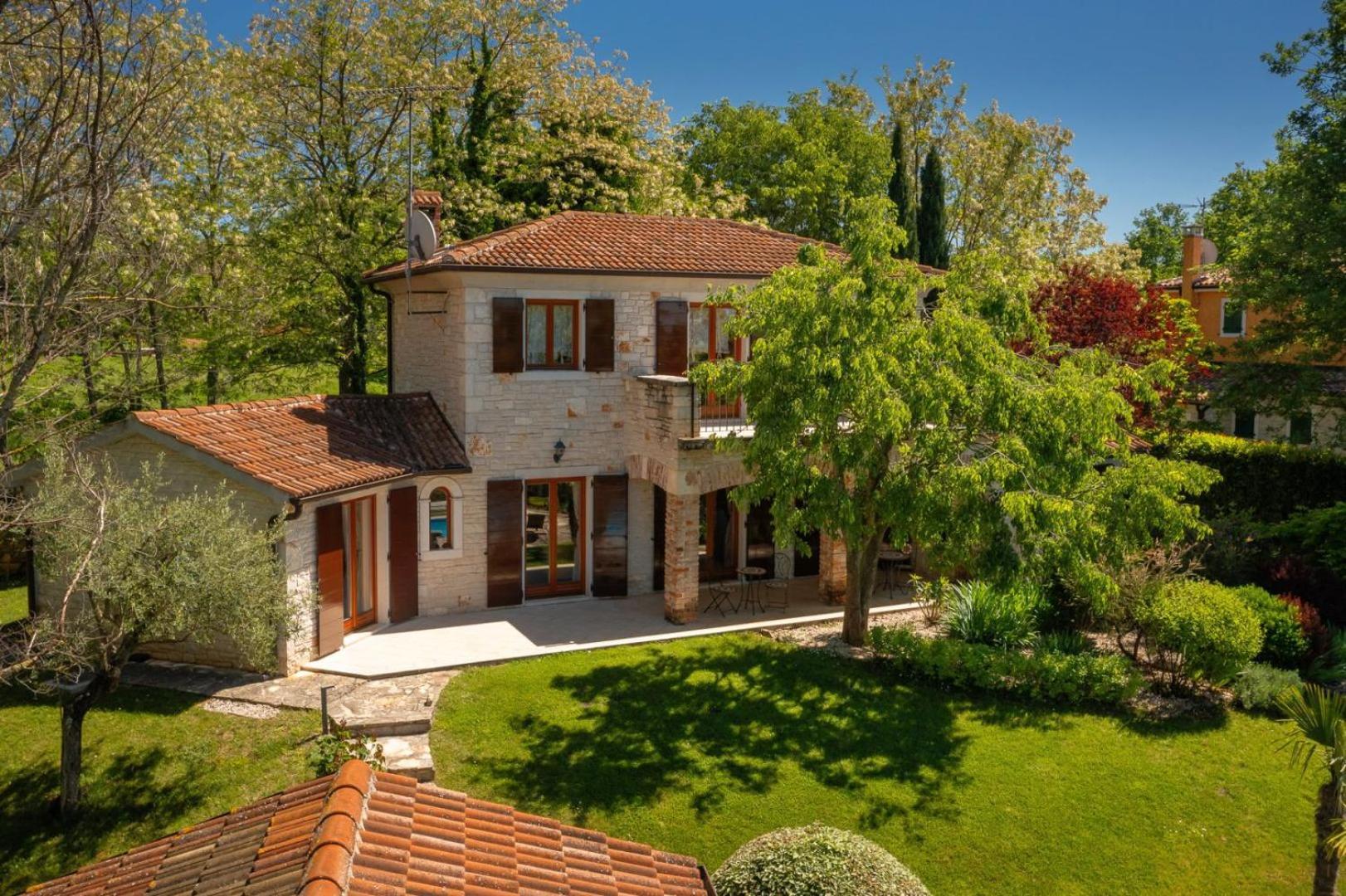 Rustic Villa Cehici With Pool In Sveti Lovrec Jehnici Екстериор снимка